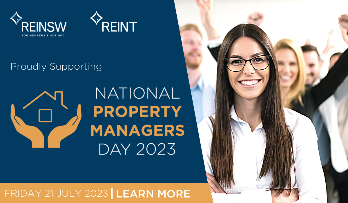 NATIONAL PROPERTY MANAGERS DAY 21 JULY REINT